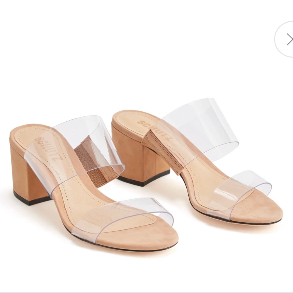 Brand new SCHUTZ Victorie Sandal in Honey Beige, never worn